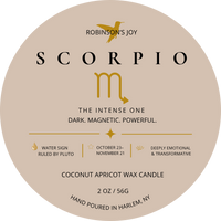 The Scorpio Candle - Zodiac Collection