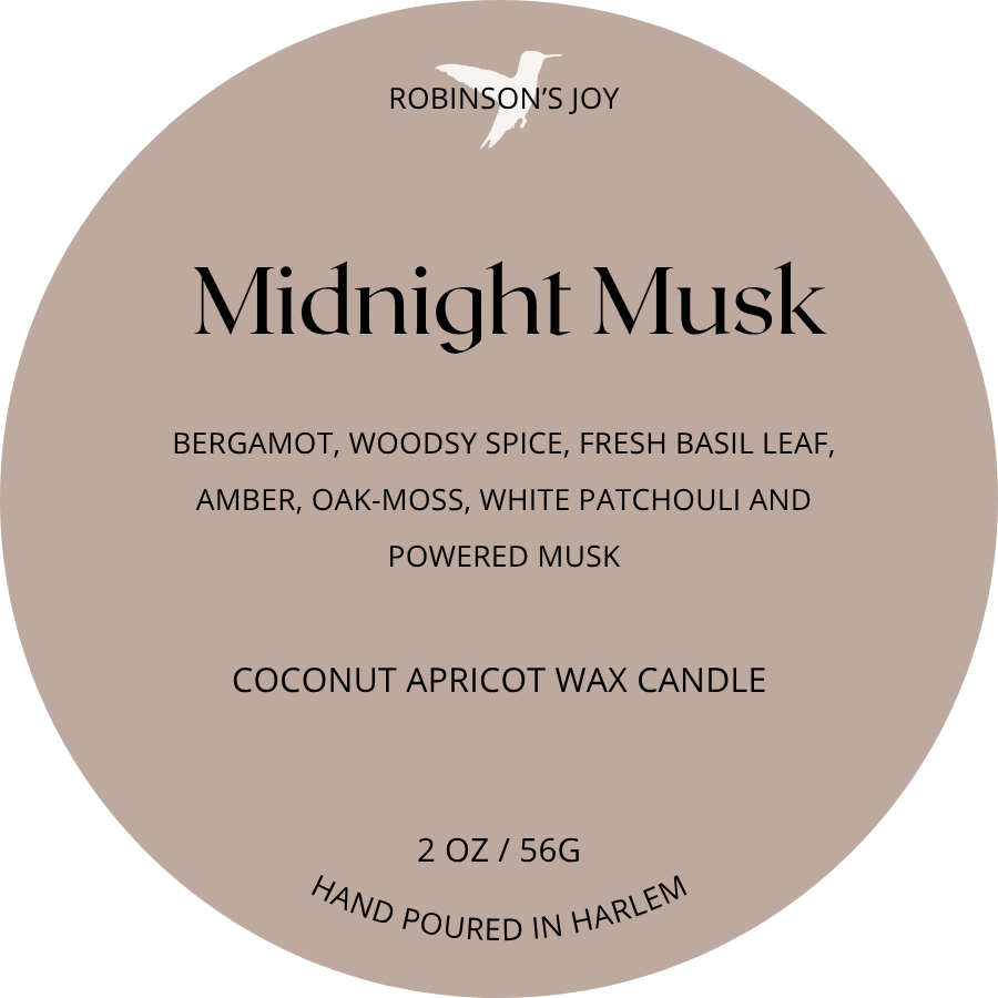 Midnight Musk 2oz Candle- Signature Collection