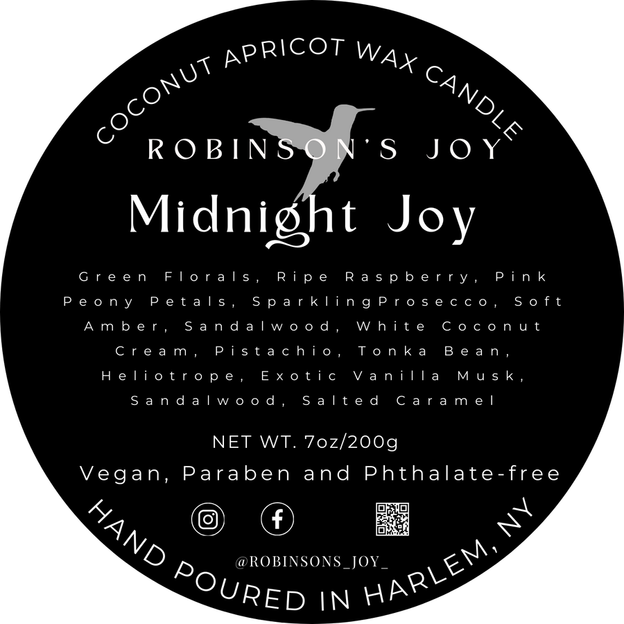 Midnight Joy Luxury Tin 7oz Candle - THE ROMANTIC COLLECTION