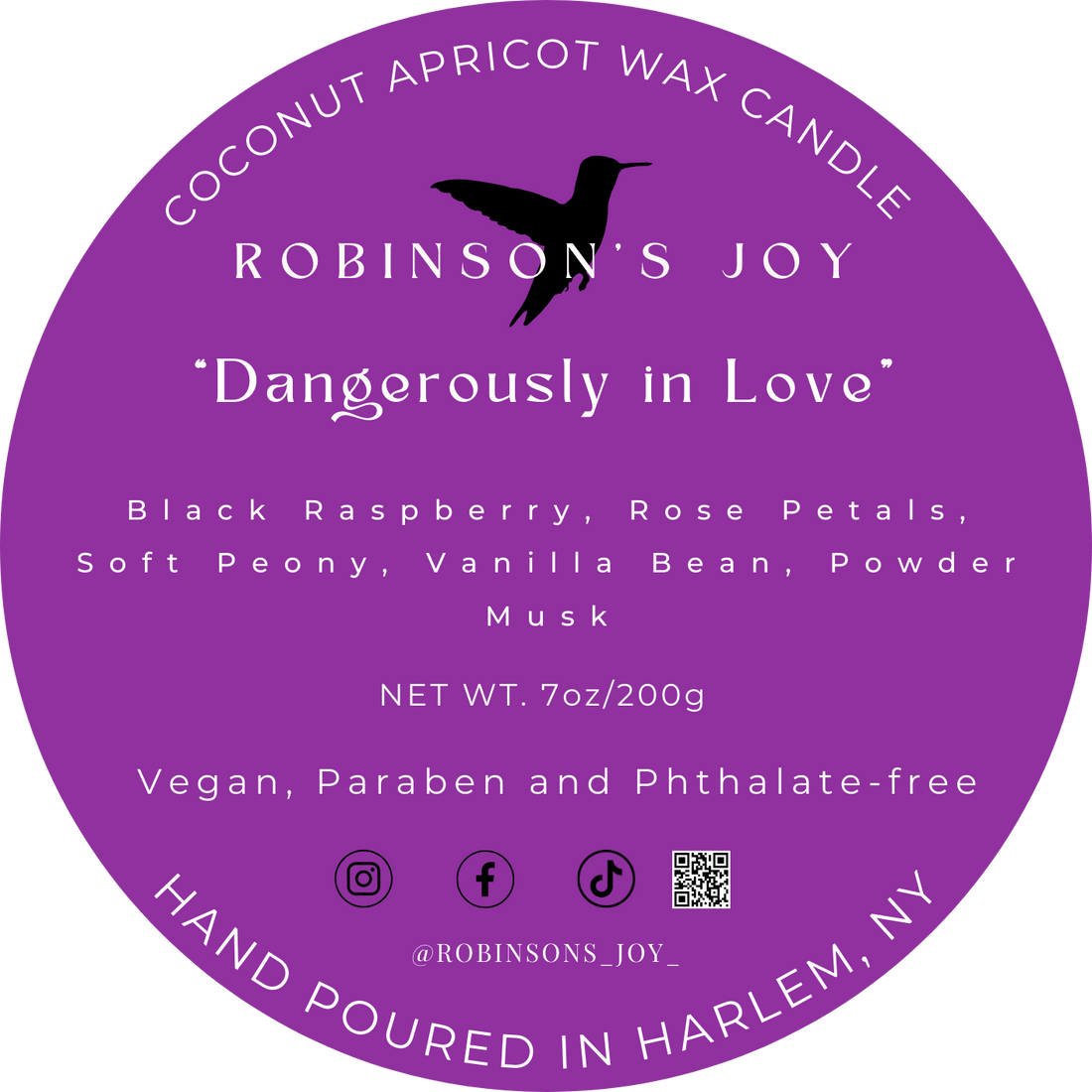 "Dangerously in Love" 7oz Candle- ROMANTIC COLLECTION