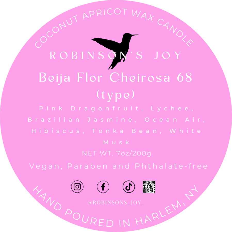 Beija Flor Cheirosa 68 (type) 7oz Candle- ROMANTIC COLLECTION