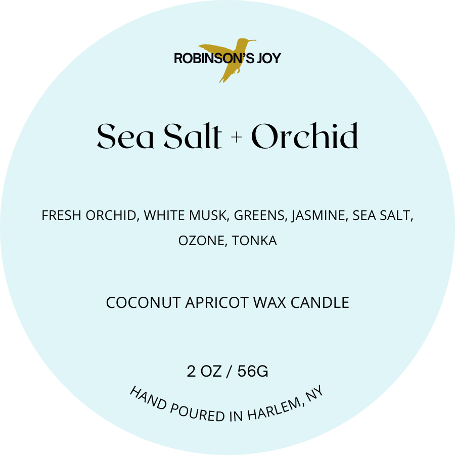 Sea Salt + Orchid 2oz Travel Candle - Spring 2026