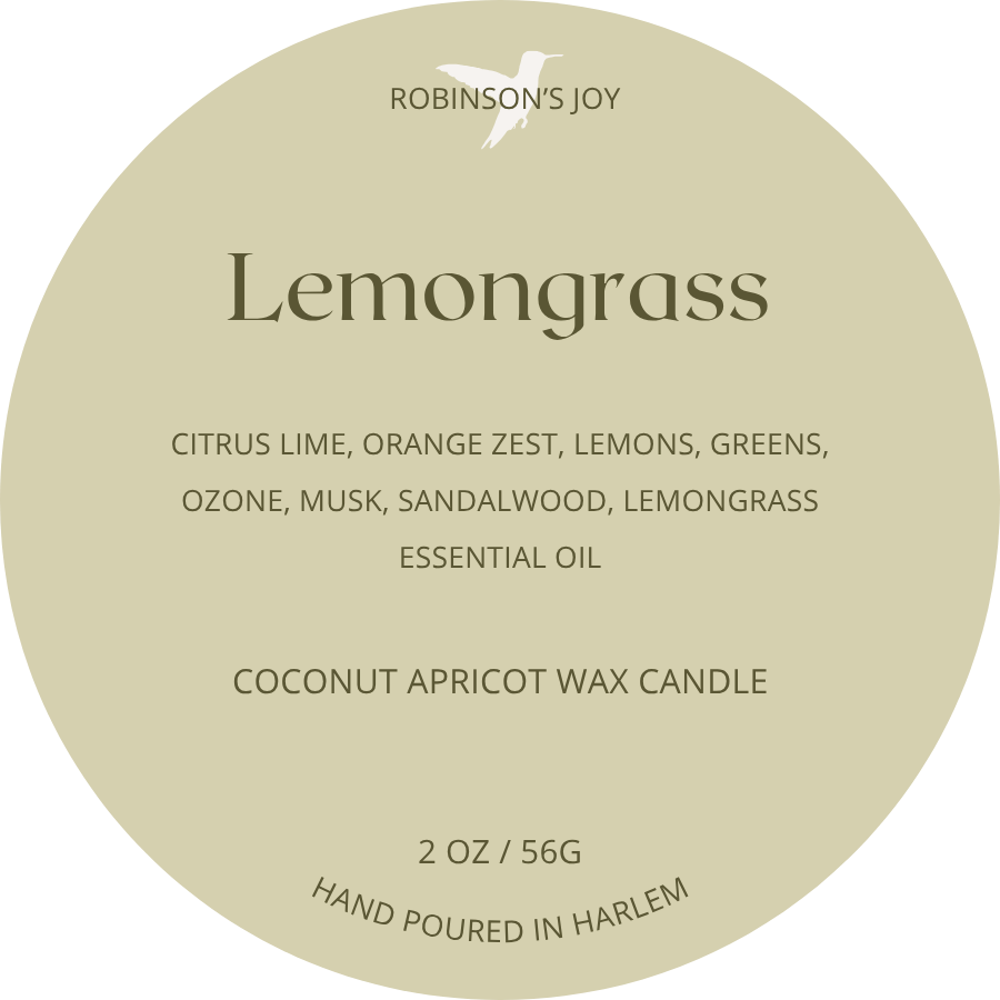 Lemongrass 2oz Candle- Signature Collection