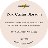 Baja Cactus Blossom 2oz Travel Candle - Spring 2026