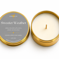 Sweater Weather 2oz Travel Candle- Fall Collection