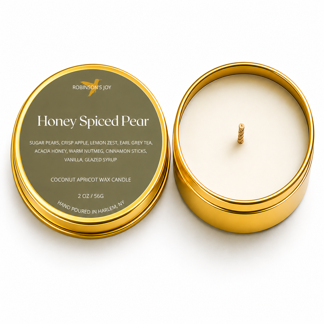 Honey Spiced Pear 2oz Travel Candle- Fall Collection