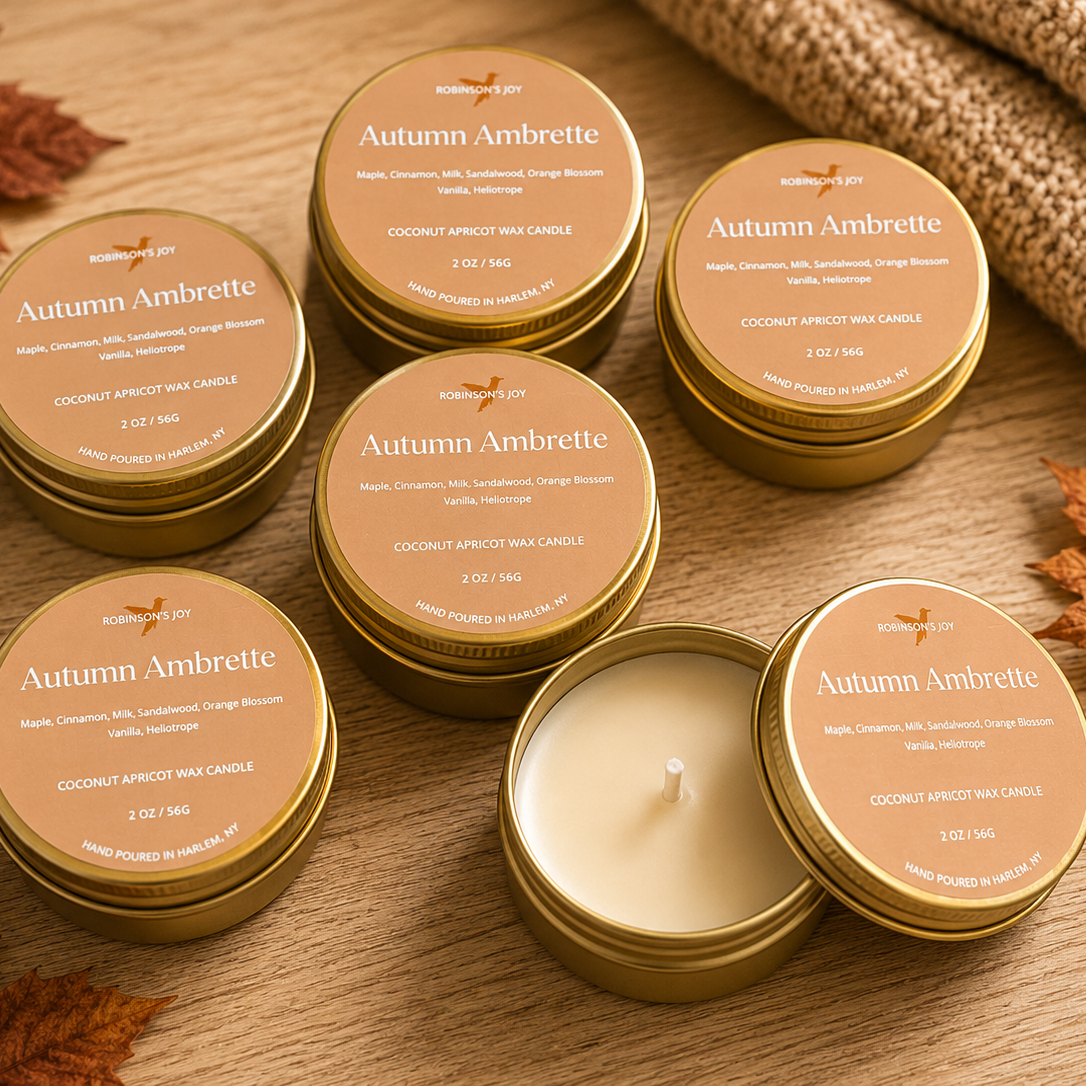 Autumn Ambrette  2oz Candle- Fall Collection