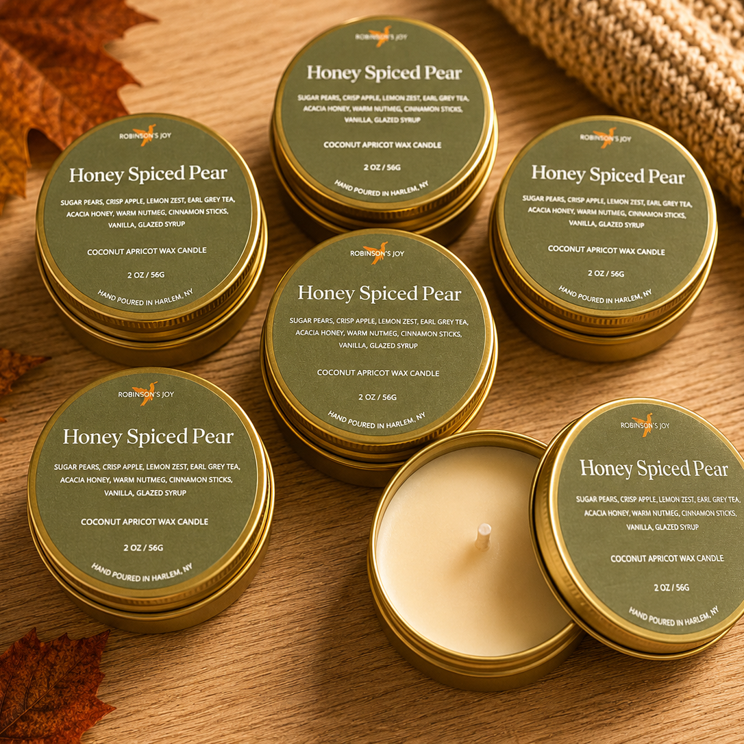 Honey Spiced Pear 2oz Travel Candle- Fall Collection