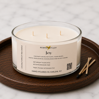 Joy 8.5 oz Glass Candle- Signature Collection