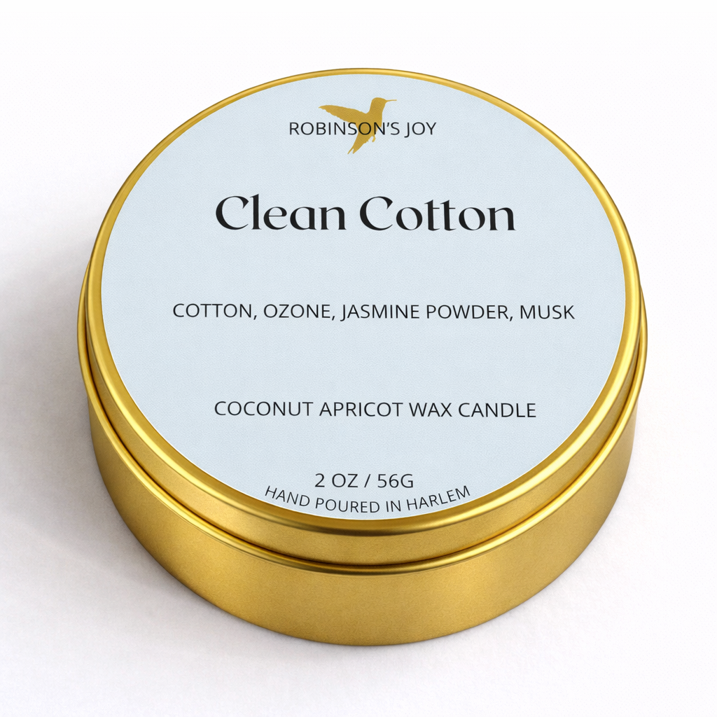 Clean Cotton-  2oz Travel Candle