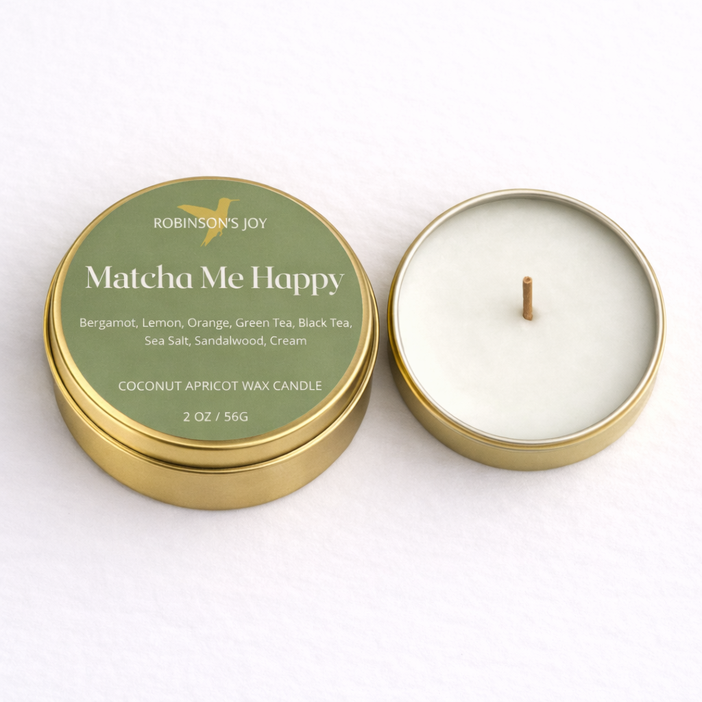 Matcha Me Happy 2oz Travel Candle - Cafe Collection