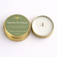 Matcha Me Happy 2oz Travel Candle - Cafe Collection