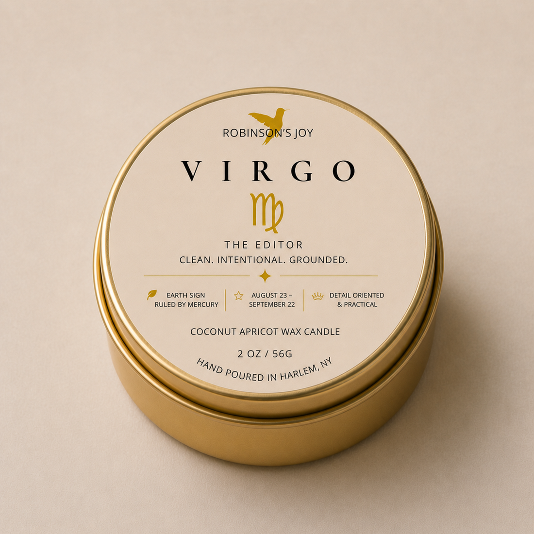 The Virgo Candle - Zodiac Collection