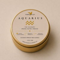 The Aquarius Candle - Zodiac Collection