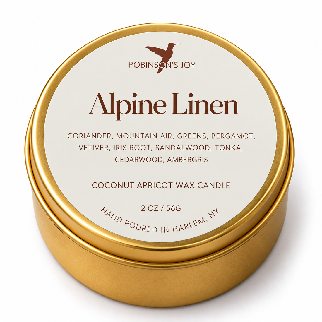 Alpine Linen 2oz Candle- Winter Collection
