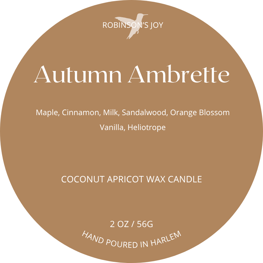 Autumn Ambrette  2oz Candle- Fall 2025 Collection