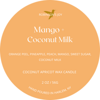 Mango + Coconut Milk 2oz Travel Candle - Limited Release