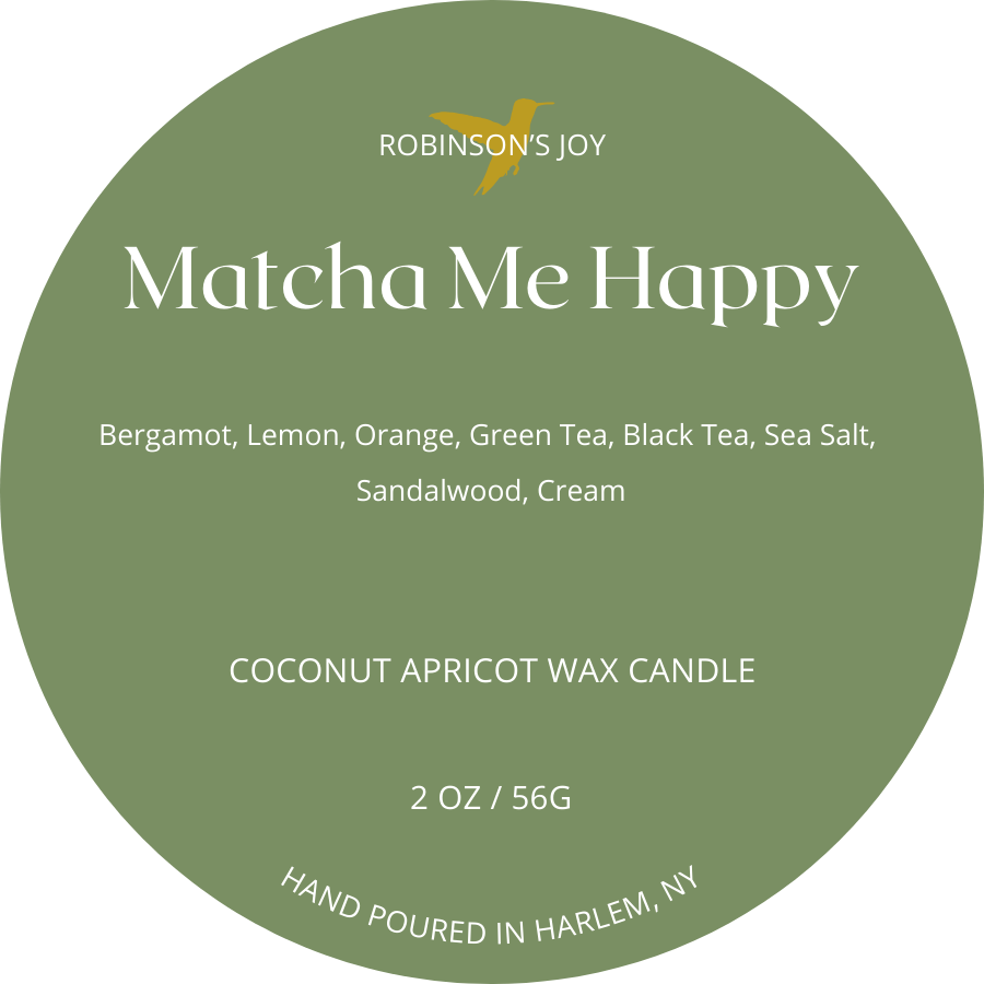 Matcha Me Happy 2oz Travel Candle - Cafe Collection