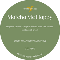 Matcha Me Happy 2oz Travel Candle - Cafe Collection