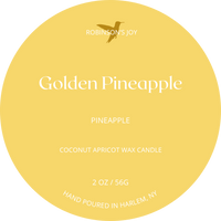 Golden Pineapple 2oz Travel Candle - Limited Release