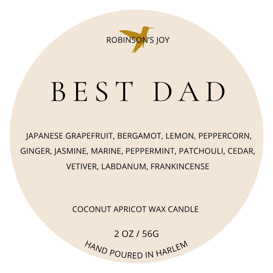 Best Dad 2oz Travel Candle - The Joyful Collection