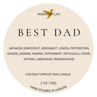 Best Dad 2oz Travel Candle - The Joyful Collection