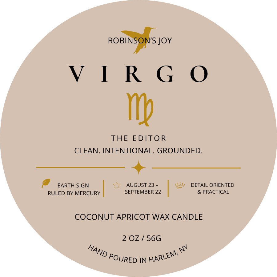 The Virgo Candle - Zodiac Collection