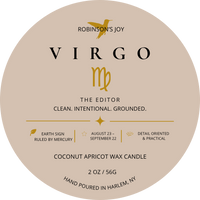 The Virgo Candle - Zodiac Collection