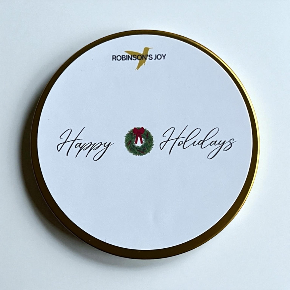 "Happy Holidays" 2oz Candle- Joyful Moments Collection