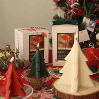 Christmas Tree Sculpture Candle