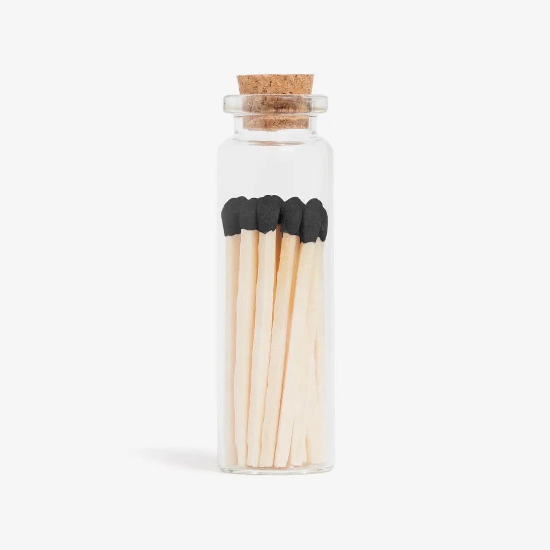 Black Matches in Cork Vial