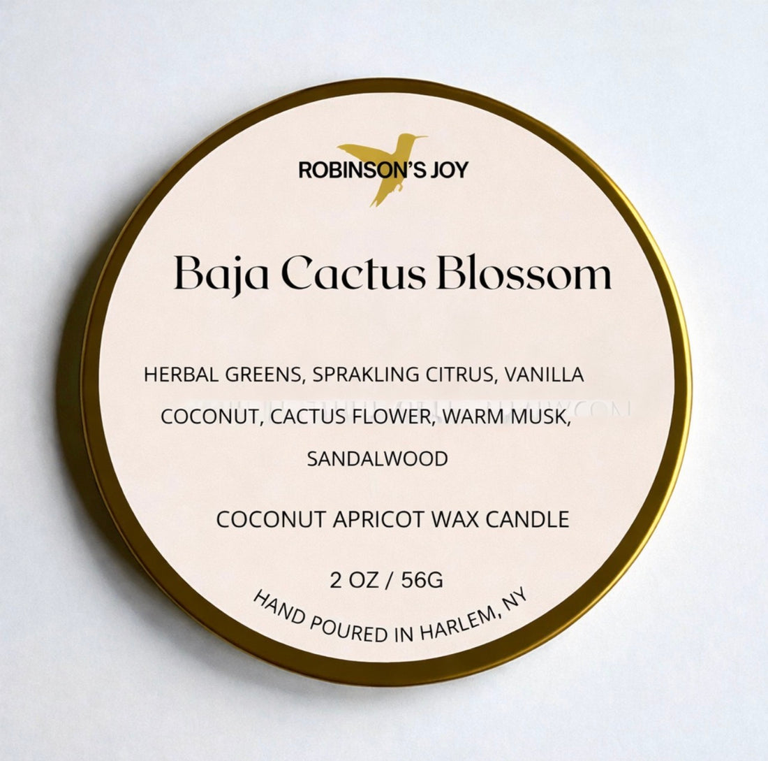 Baja Cactus Blossom 2oz Travel Candle - Spring 2026
