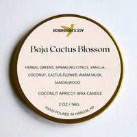 Baja Cactus Blossom 2oz Travel Candle - Spring 2026