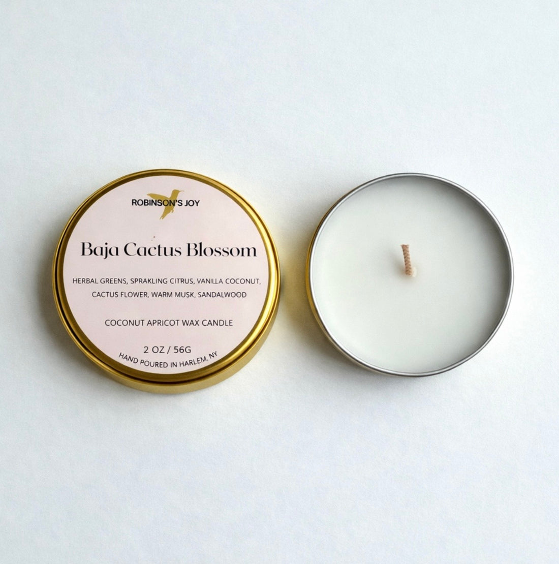 Baja Cactus Blossom 2oz Travel Candle - Spring 2026