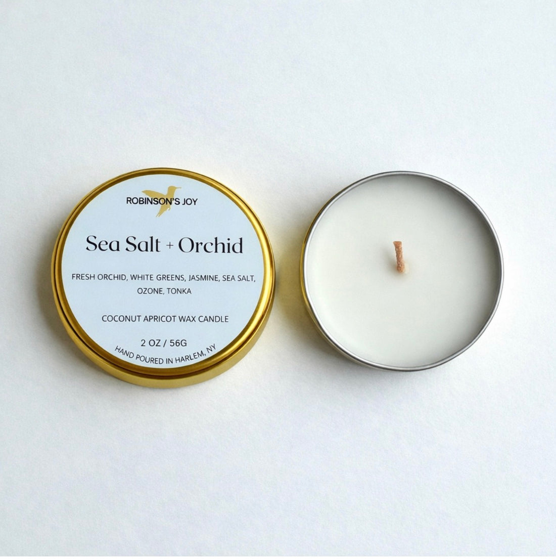 Sea Salt + Orchid 2oz Travel Candle - Spring 2026