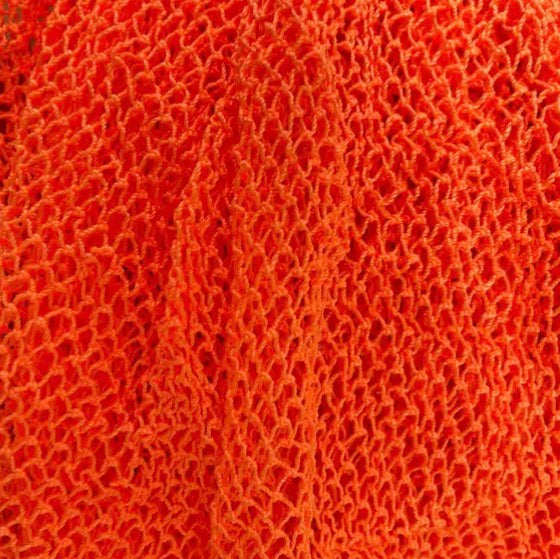 Bright Orange African Exfoliating Net