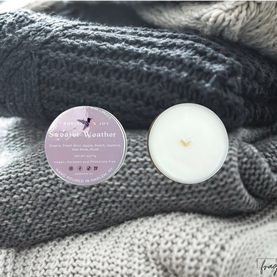 Sweater Weather Travel Candle