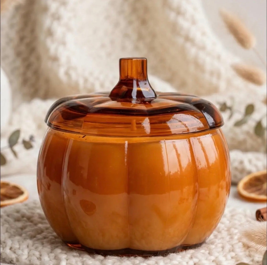 Wickless Pumpkin Candle 15oz