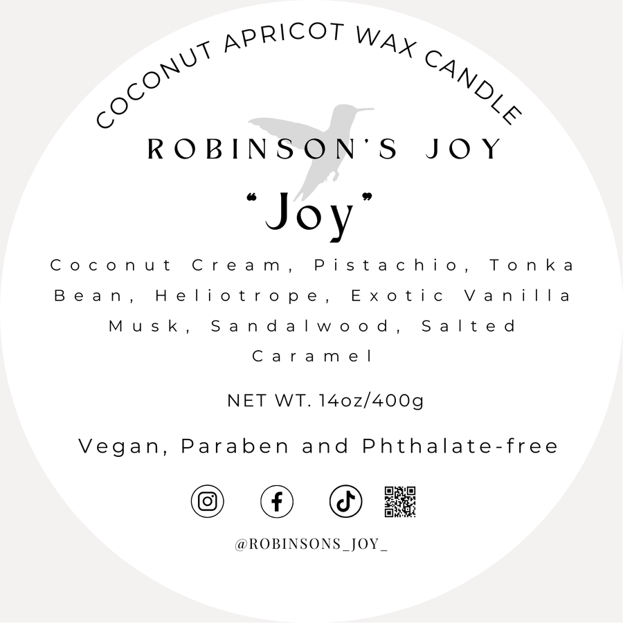 “Joy” Luxury Tin Candle- SIGNATURE COLLECTION