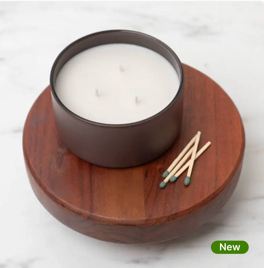 Coffee 8.5 oz Glass Candle- SIGNATURE COLLECTION