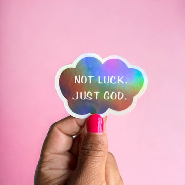 NOT LUCK. JUST GOD.