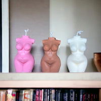 Curvy Lady Sculpture Candle