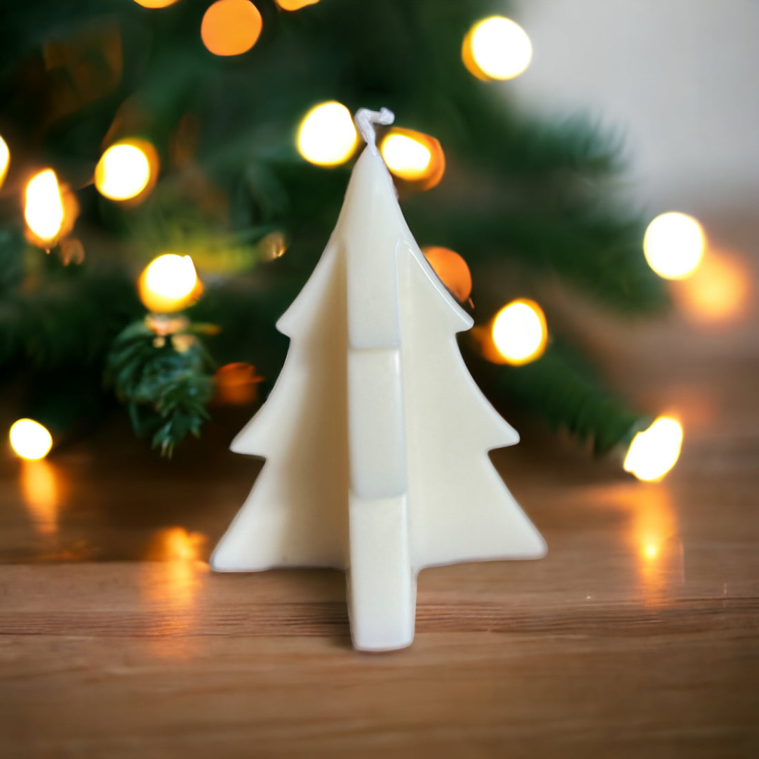 Christmas Tree Sculpture Candle