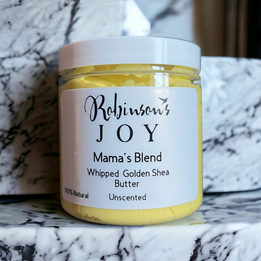 Mama's Blend Whipped Golden Shea Butter 8oz (Unscented)