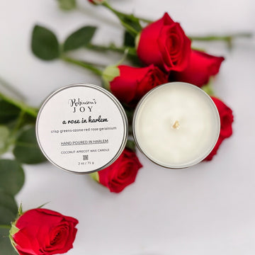 "A Rose in Harlem" Travel Candle