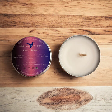 "Kiss it Better" 2oz Travel Candle- ROMANTIC COLLECTION