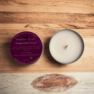 "Dangerously in Love" 2oz Travel Candle- ROMANTIC COLLECTION