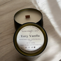 Very Vanilla Luxury Tin 7oz Candle-  SIGNATURE COLLECTION