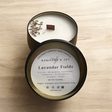 Lavender Fields Luxury 7 oz Tin Candle- SIGNATURE COLLECTION