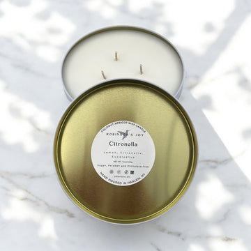 Citronella 14oz Luxury Tin Candle- Spring / Summer 2025